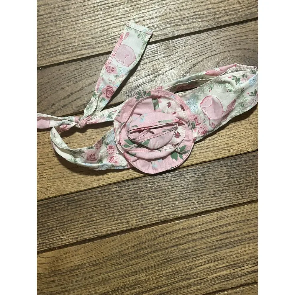 Matilda Jane Pink Floral Bunny Headband